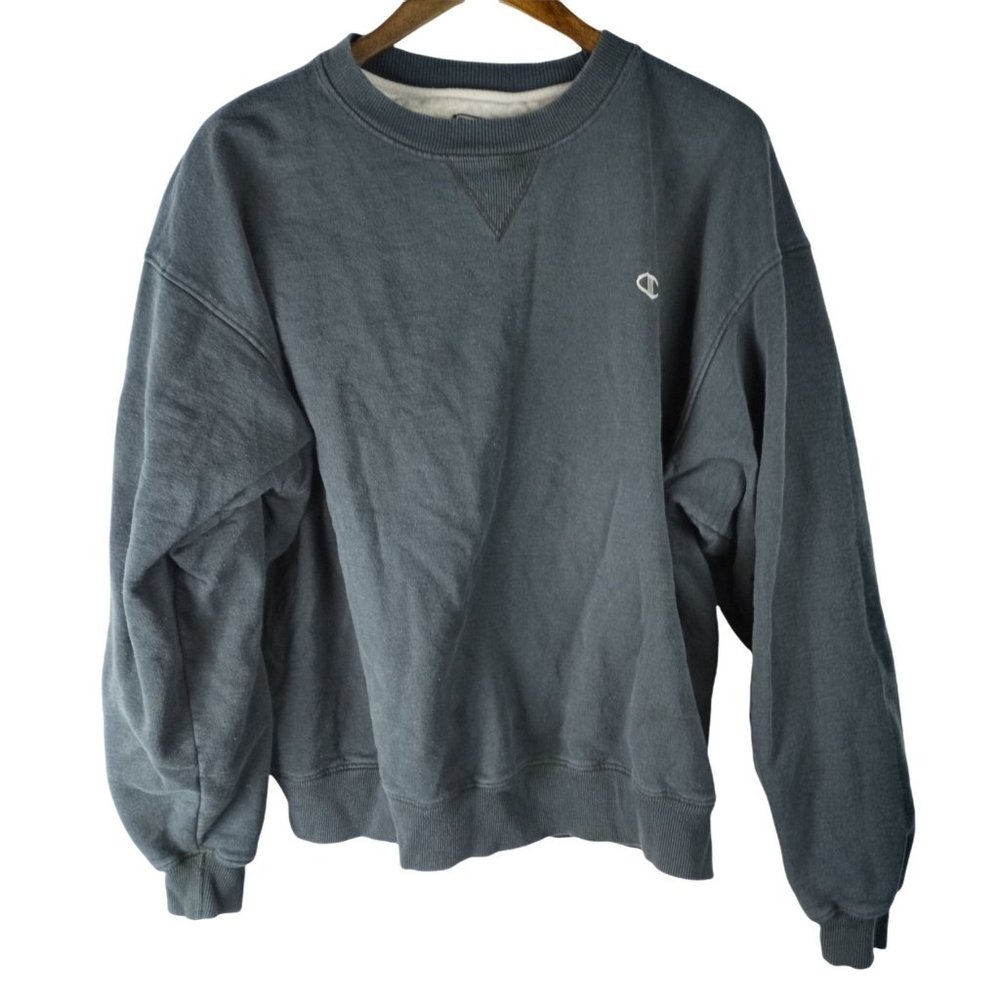 Vintage Champion Sweatshirt XL Men's Black Used